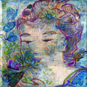 DAME AUX PAPILLONS 1